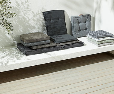 Кольорові садові подушки для сидіння зі спинкою, сидушки, подушки для шезлонгів