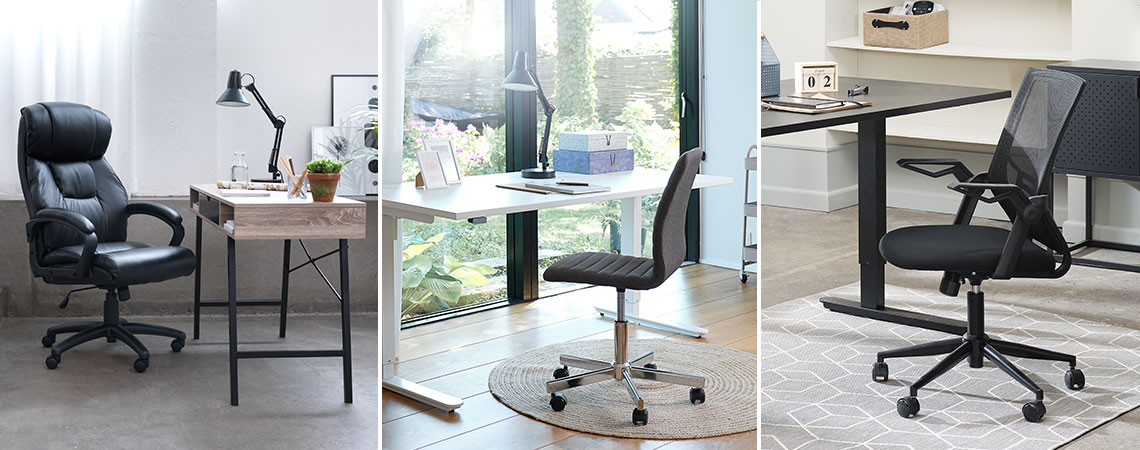 Три типи офісних крісел та столів для роботи вдома