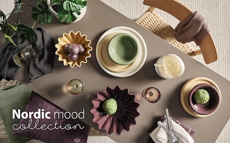 Нова колекція посуду Nordic Mood: мінімалізм та грайливі форми
