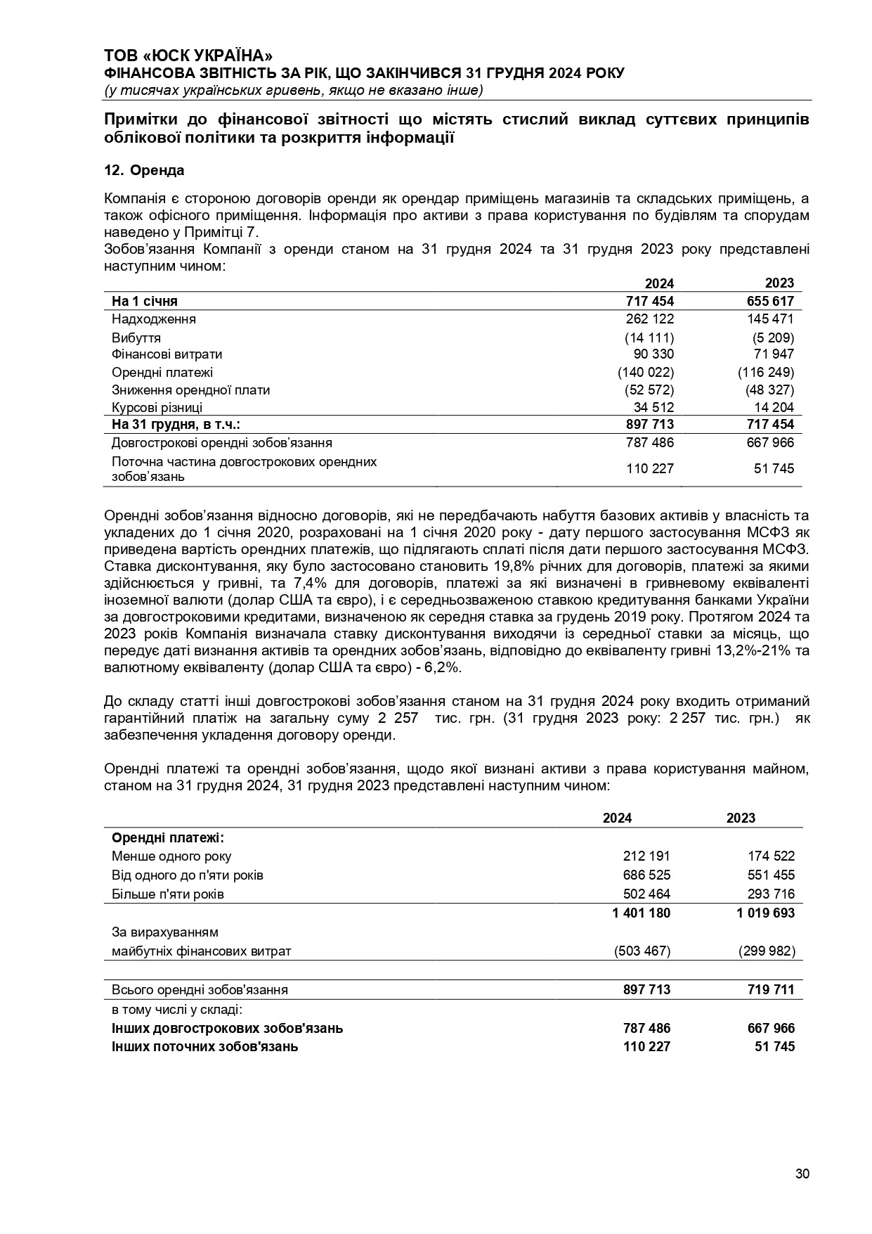 Аудиторський висновок 2024