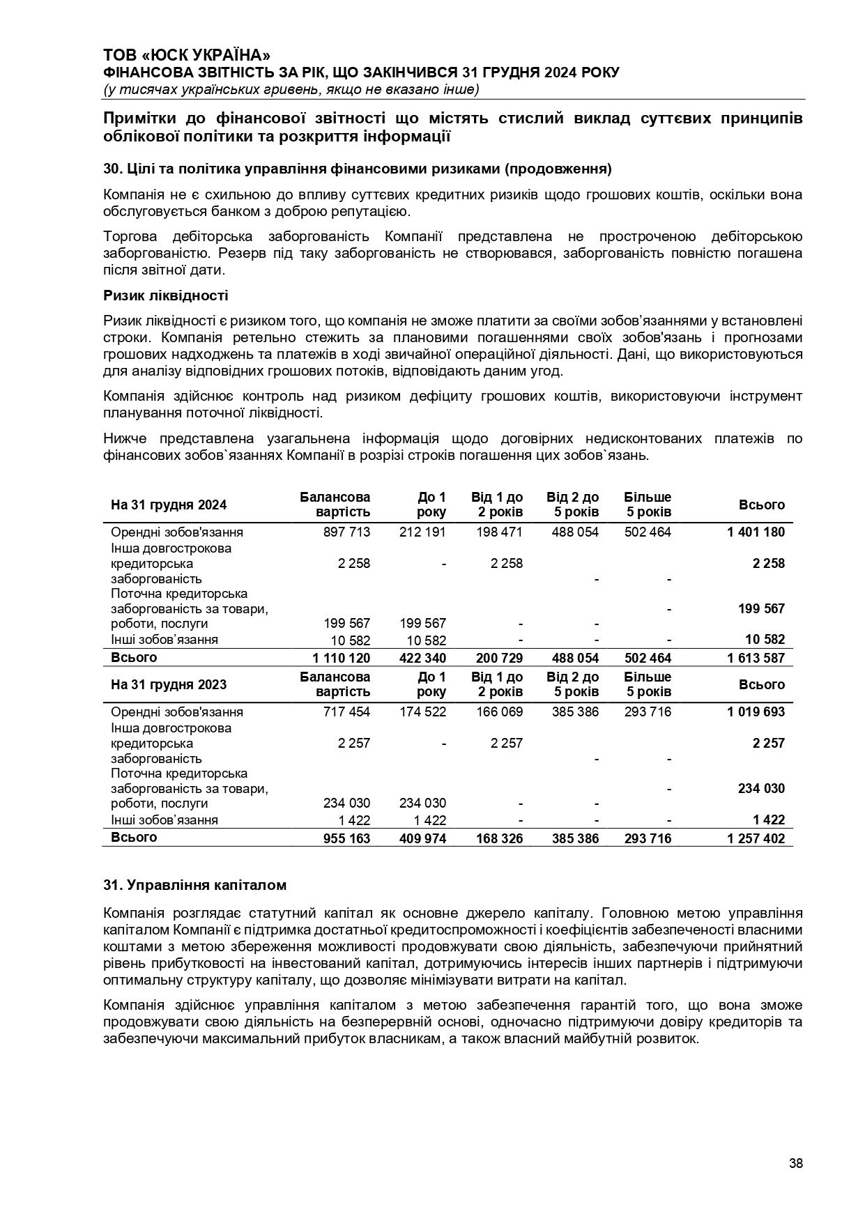 Аудиторський висновок 2024