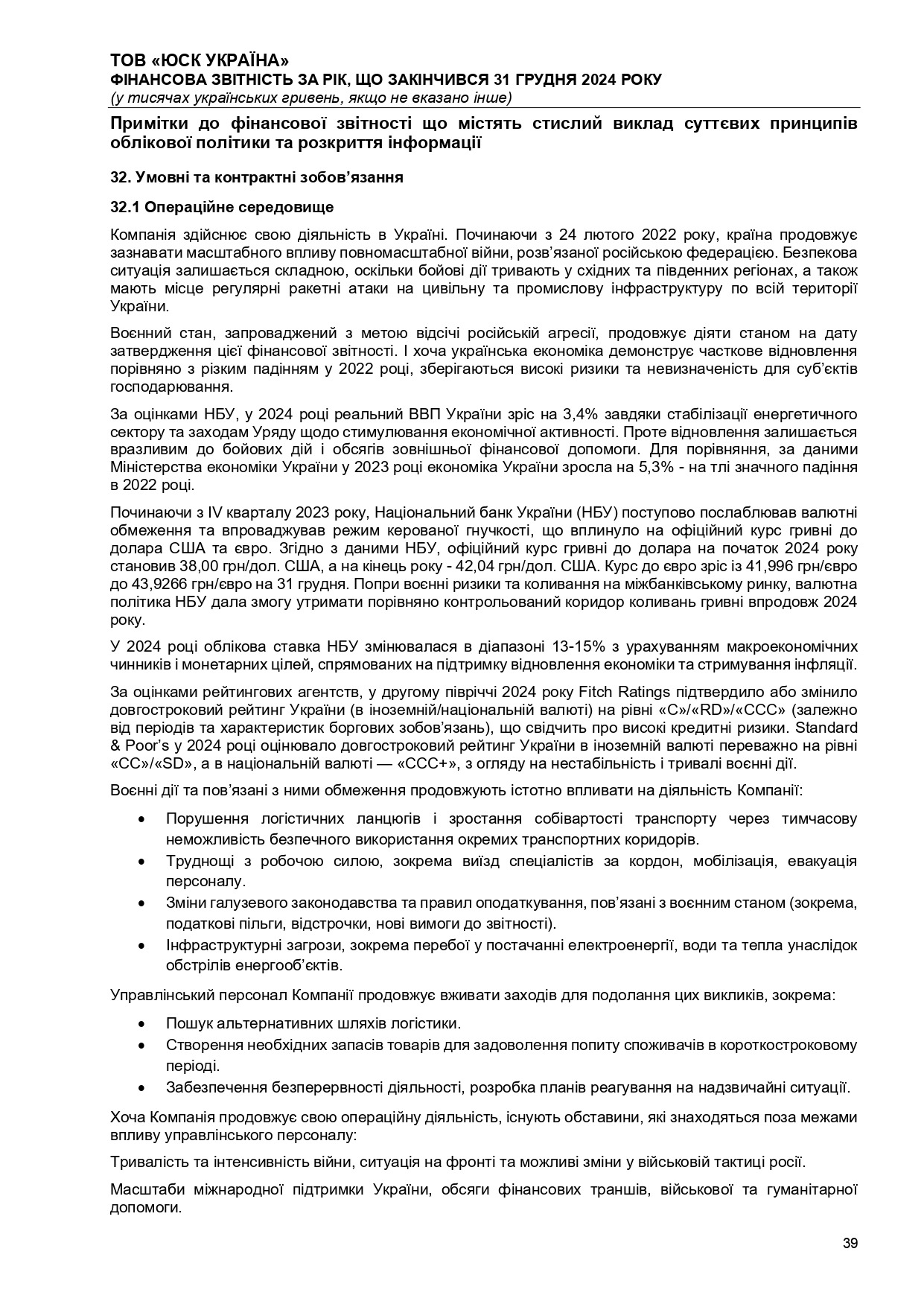 Аудиторський висновок 2024