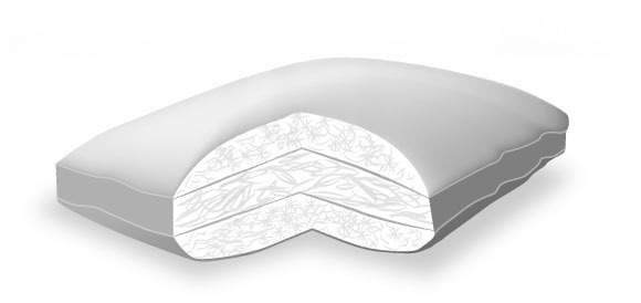 Pillow with pillow chambers