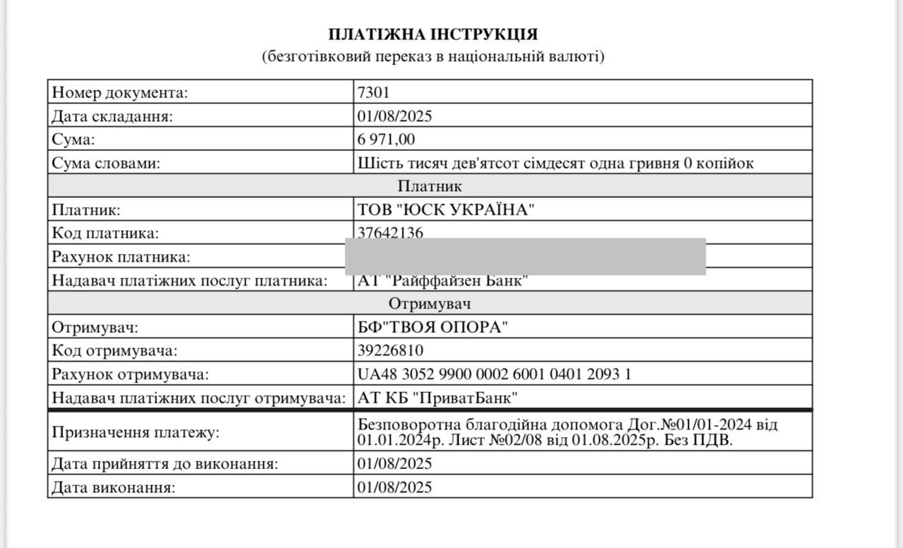 платіжка Луцьк Lutsk